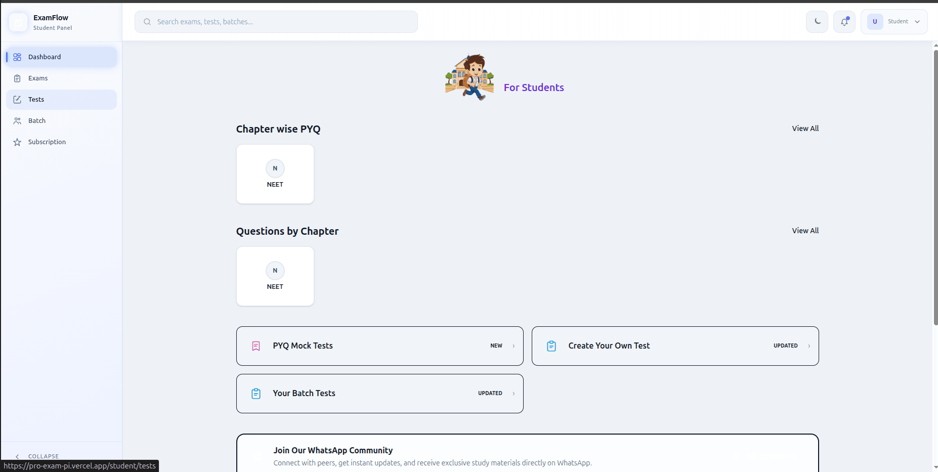 Test ExamPrep Platform screenshot 2
