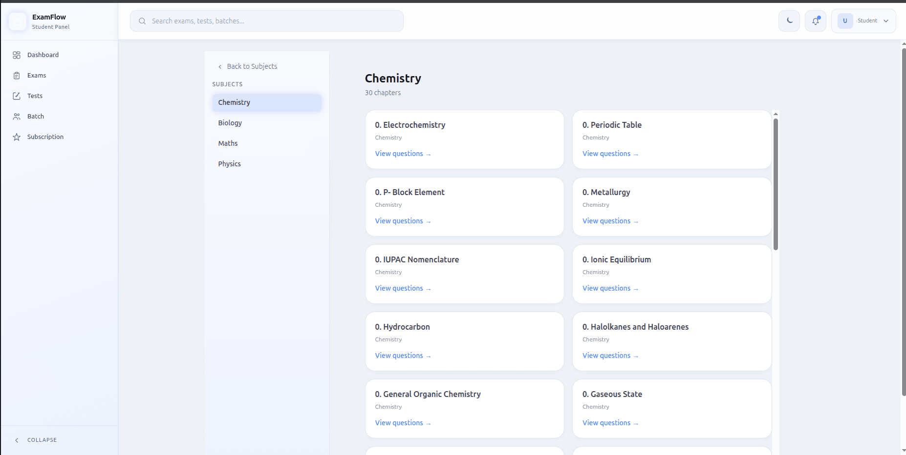 Test ExamPrep Platform screenshot 3