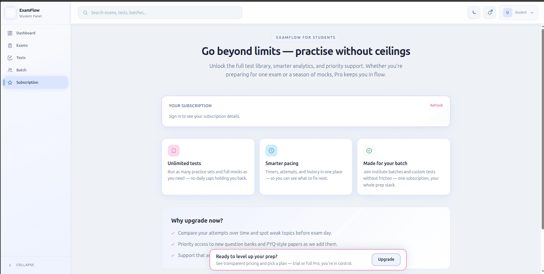 Test ExamPrep Platform screenshot 5