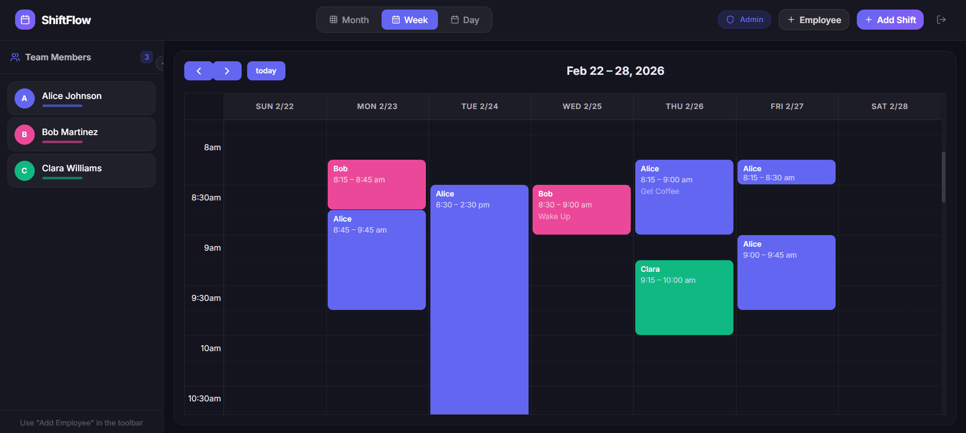 ShiftFlow screenshot 3